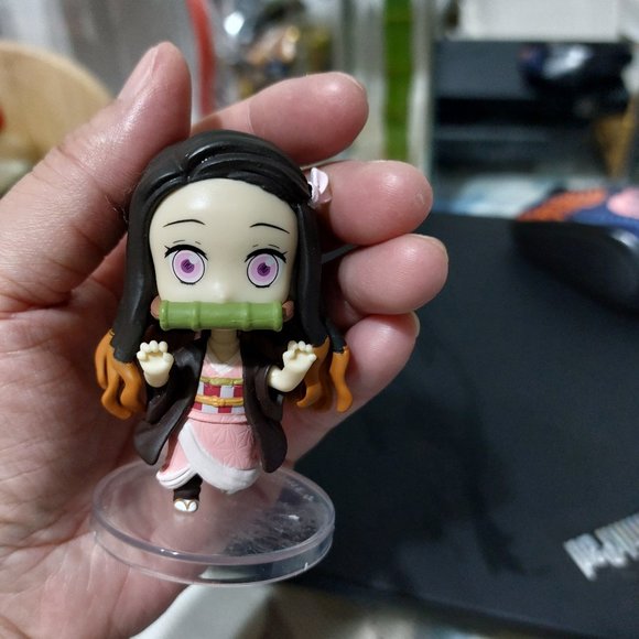 Super Cute Small Mini Nezuko Kamado Demon Slayer Action Figure Standing Toy - Picture 4 of 6